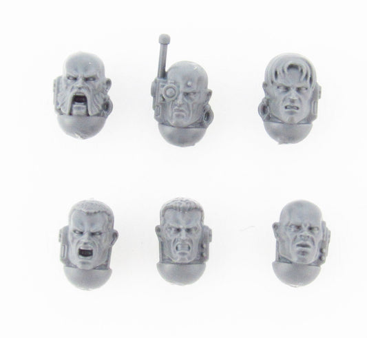 6x Head/Helm Deathwatch Veterans B1584