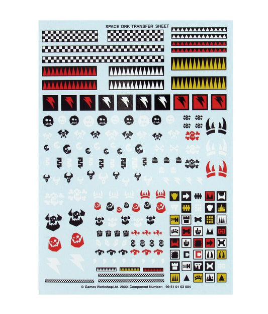 Orks Transfer Sheet / Decals